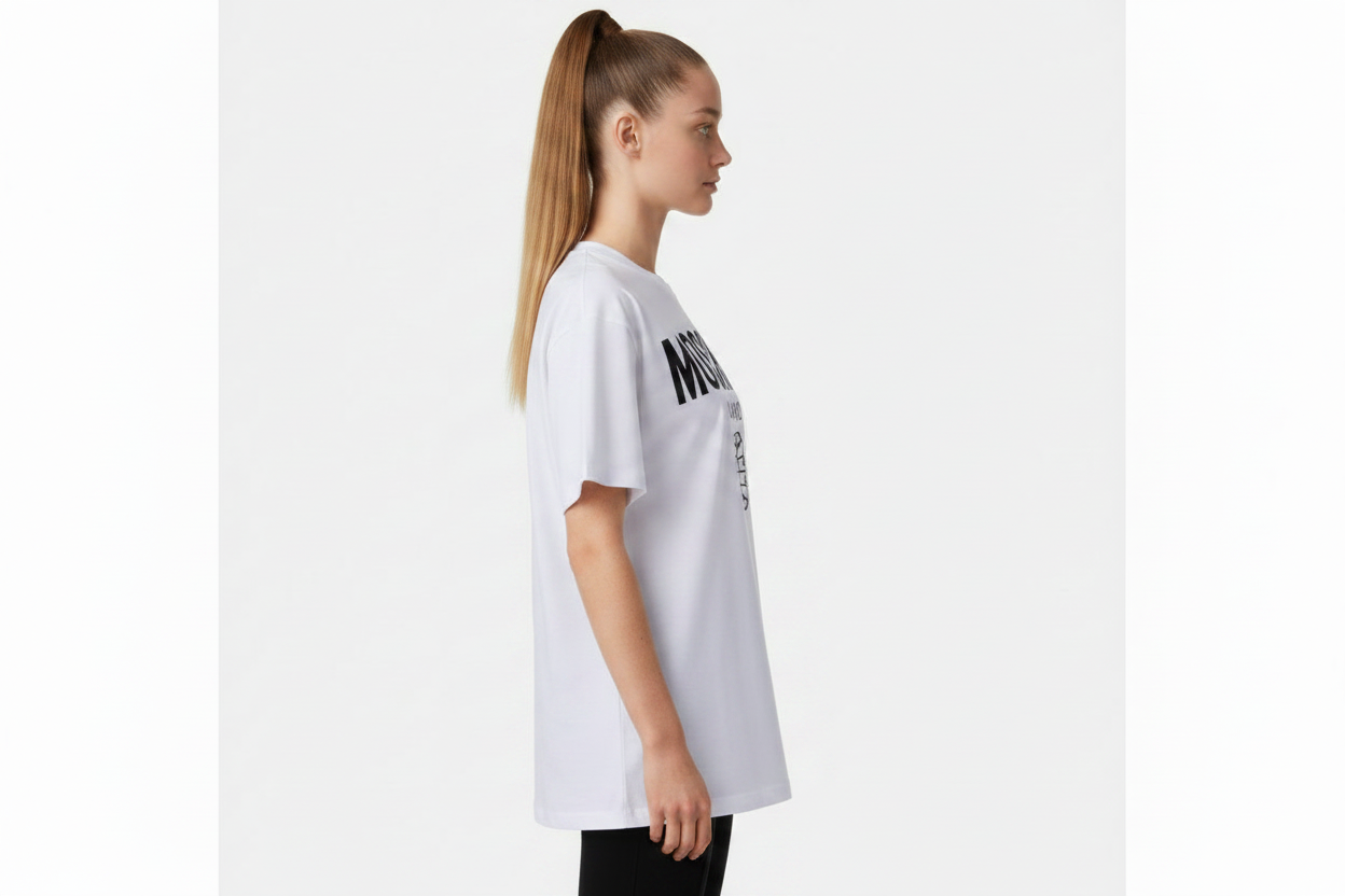 Tee-shirt white MOSCHINO JEANS COUTURE