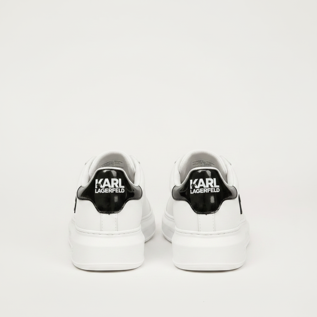 Kapri ikon Nft lo lace. KARL LAGERFELD. Basket cuir white.